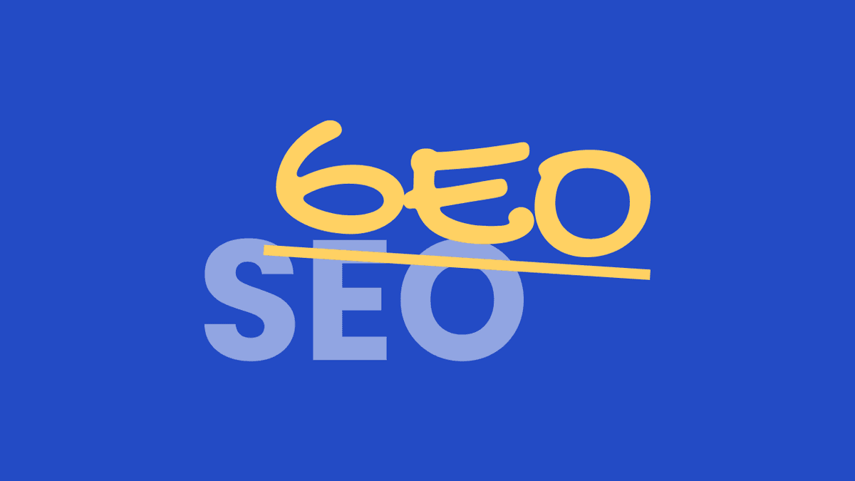 SEO replaced by GEO